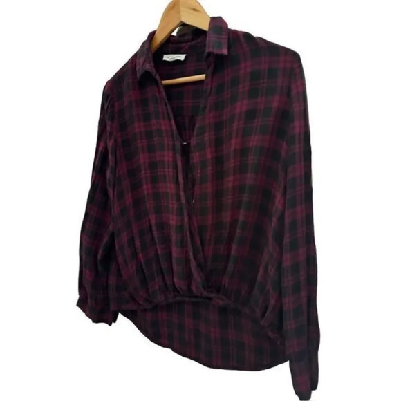 BEACH‎ LUNCH LOUNGE Flannel Shirt Size Small - Picture 1 of 3